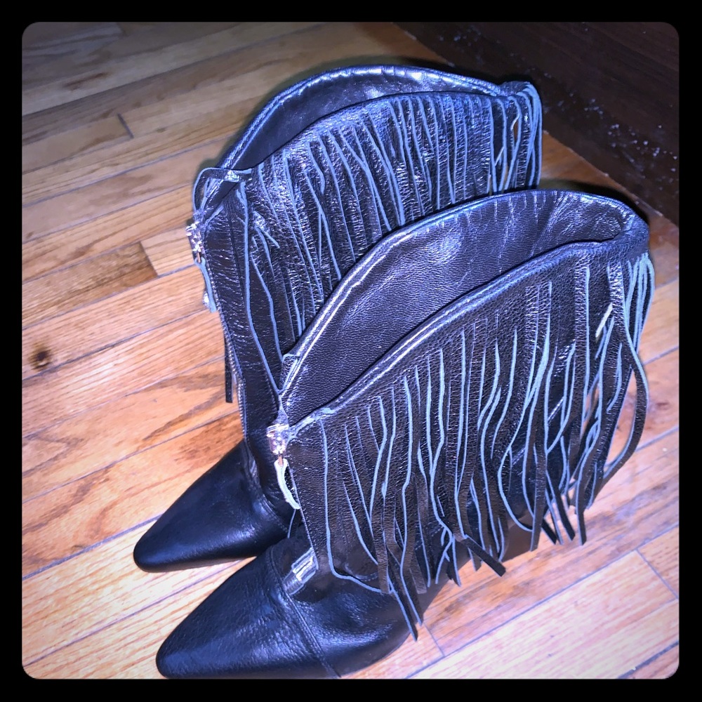 Brand new Versace high fashion black boots